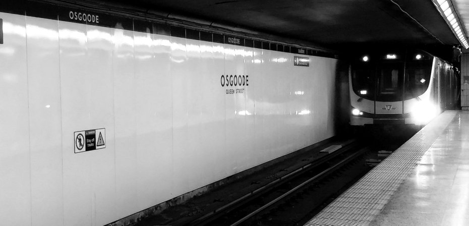 flyingonemptythoughts subway toronto black and white photography #Toronto #photography